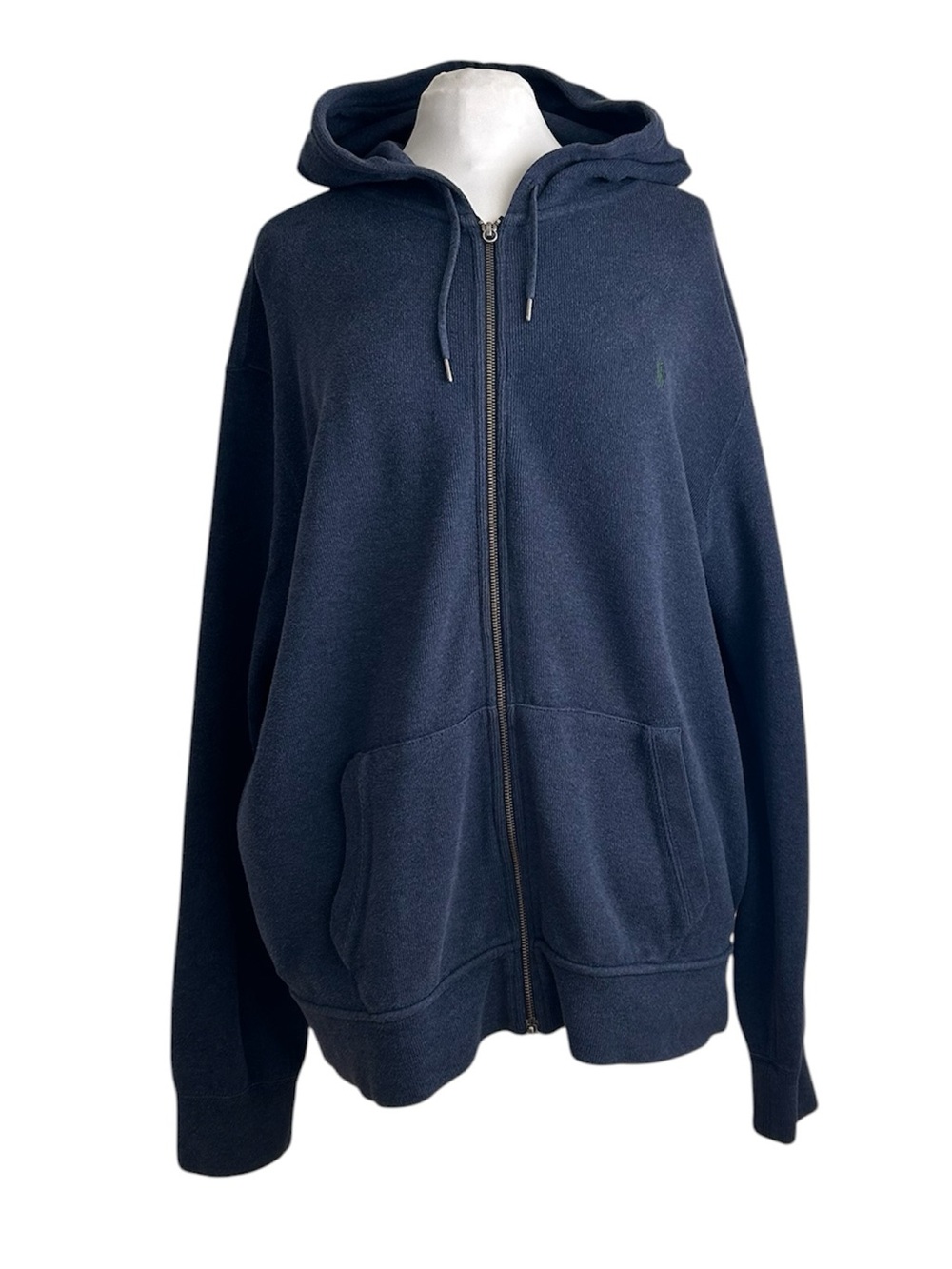 Ralph Lauren Polo Navy Sweater Zip-Up Hoodie XXL
